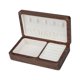thumbnail image 2 of Caja de joyería Caja de recuerdos Elegante caja de almacenamiento de joyería magnética Contenedor de joyería nogal negro blanco Yuyangstore Organizador de joyas, 2 of 8