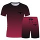 thumbnail image 4 of Playeras De Compresión Para Hombre, Conjunto De Dos Piezas De Camiseta Y Pantalones Cortos De Manga Corta Con Estampado Completo De Alemania Para Hombre Y Conjunto De Camisa Y Pantalón Corto., 4 of 4
