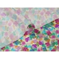 thumbnail image 5 of oneOone Velvet Pink Fabric Watercolor Floral Dress Material Fabric Print Fabric By The Yard 58 Inch Wide, 5 of 5