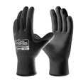 thumbnail image 1 of Guantes de trabajo de seguridad con revestimiento de poliuretano COOLJOB, calibre 13, negros, 1 of 6