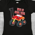 thumbnail image 4 of Inktastic Monster Truck How I Roll 1st Birthday Boys Baby Bodysuit, 4 of 5