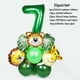 thumbnail image 3 of Juego de globos con números de animales para fiesta de cumpleaños de safari en la jungla, decoración para fiesta de primer cumpleaños de niños de 1, 2, 3, 4, 5 y 6 años, suministros para fiesta en el, 3 of 5