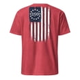 thumbnail image 3 of Men'S 250th Anniversary Letter Print Short Sleeve T-Shirt Patriotic Casual Comfortable Everyday Wear Top, 3 of 4