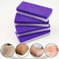 thumbnail image 2 of Foot Pumice Stone 4 Pack Pedicure Stone for Feet Pumice Sponge for Feet Callus Remover and Scrubber Double Sided Pedicure Foot Pumice Stone for Feet and Heels Callus and Dead Skins (Purple), 2 of 7