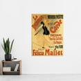 thumbnail image 2 of Cheret Rope Dancer Felicia Mallet Nouveau Vintage Advert Extra Large Art Print Wall Mural Poster Premium XL, 2 of 3