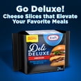 thumbnail image 2 of Kraft Deli Deluxe American Cheese Slices, Individually Wrapped, 16 oz Pack, 24 Slices, 2 of 14
