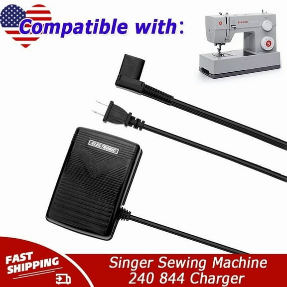 Singer Foot Pedal and Power Cord 979314-031 Compatible with Singer Sewing Machine 240 844