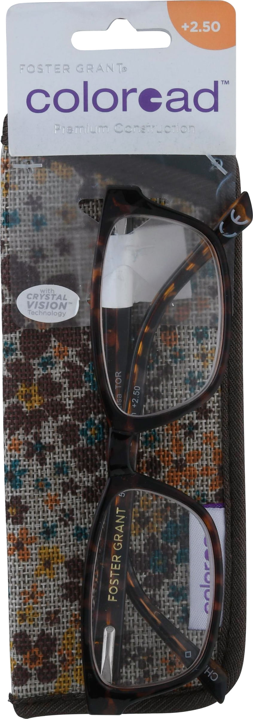 Foster Grant Lisa Reading Glasses +2.501.0ea