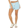 thumbnail image 2 of Celebrity Pink Women's Tie Front Fleece Shorts, Sizes XS-4X, 2 of 6