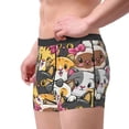 thumbnail image 4 of Fotbe Cute Cat Cartoon Men’s Total Support Pouch Boxer Briefs, X-Temp Cooling, Moisture-Wicking Underwear, Regular, Long-leg and Trunk-XX-Large, 4 of 9