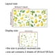 thumbnail image 4 of Adhesivos de pared (PVC), color limón, flor de cítricos, acuarela, 4 of 4