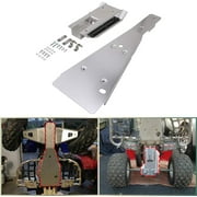 NIXFACE Full Chassis Glide & Swing Arm Skid Plate Gaurd Combo Fit for 1999-2014 HONDA TRX 400X/400EX