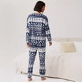 thumbnail image 4 of Conjunto de pijamas estampados de manga larga y cuello redondo para padres e hijos, nuevo hogar familiar navideño europeo y americano, 4 of 5