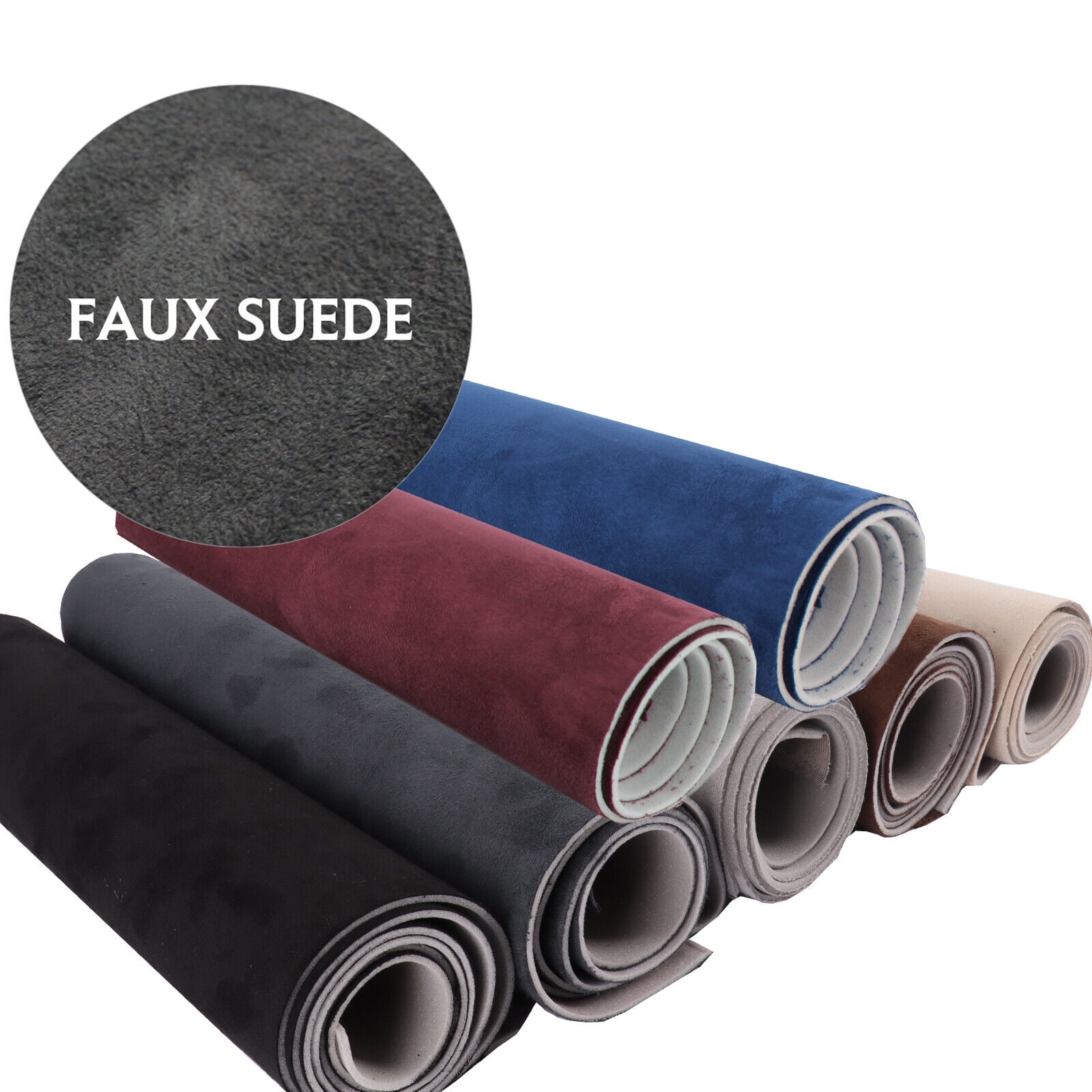 Suede Headliner Fabric with Foam Backing Material - Automotive/Home Micro-Suede  Headliner Fabric for Car Replacement/Repair/DIY 60 Width by The Yard 