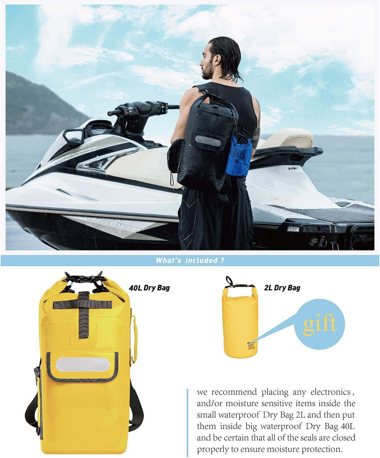 1pc Boat Trash Bag Reusable 600d Oxford Waterproof Coating Boat