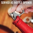 thumbnail image 5 of Key Unity Titanium Carabiner Keychain Clip, 2 inch Beer Bottle Opener Key Holder Multitool, Car Keys Keychain for Men Women KM05, 5 of 8
