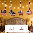 thumbnail image 7 of JHyouerji 10.62 Inch Patriotic Wooden Bead Hanging Ornaments with American Flag Wooden Tag,Wood Bead for Independence Day Labor Day Decor, 7 of 7