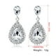 thumbnail image 4 of Xihbxyly Pendientes de Cristal, Diseño de Aro Único, Elegantes Detalles de Diamantes de Imitación, Accesorio de Moda, Ideal para Fiestas de Noche y Bodas, Un Regalo Elegante para Mujer., 4 of 7