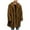 Brown Mens Jacket, variant on DUMUIELD Mens Luxury Faux Fur Jacket Long Fluffy Furry Coats Lapel Collar Long Sleeve Outerwear Winter Warm Cardigans Brown,XL
