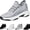 Grey, variant on Hidden Height Increase Sneakers, 4 Inch Elevator Shoes with Breathable Mesh Upper for Men & Women