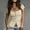 #047-Beige, variant on Womens Linen Like Button Up Short Sleeve Top Front Closure Waist Cinching Peplum Casual for Daily Summer Gift