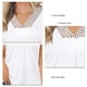 thumbnail image 4 of Ropa de mujer, chalecos de verano para mujer, chalecos casuales de crochet para mujer, camisa con cuello en V para mujer, artesanía excepcional, 4 of 5