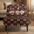 thumbnail image 2 of HELLHERO Coffee Bean Pattern Elastic Bottom Breathable Armless Accent Chair Protector Stain Protection Slipper Chair Soft Cover for Armless Chair, 2 of 8