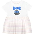 thumbnail image 3 of Inktastic Happy First Mother's Day, Mommy Bow Tie Girls Baby Dress, 3 of 5
