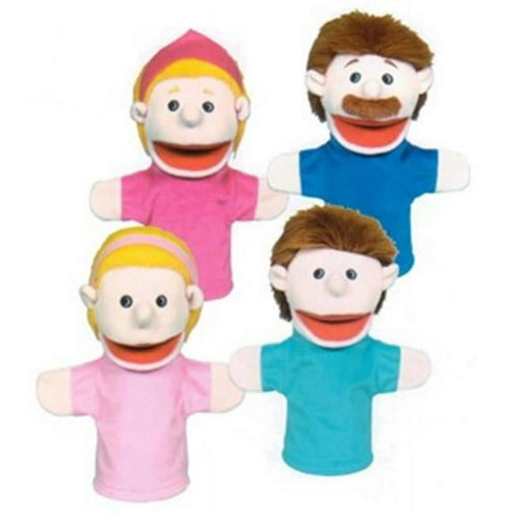 Get Ready 350 Caucasian family puppet set- 10 inch