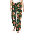 thumbnail image 1 of Balery Forest Squirrel Pantalones de pijama para mujer, pijamas ultraligeros, pantalones de estar por casa-XX-Large, 1 of 6