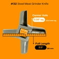 thumbnail image 6 of Cutlery Mania #32 Meat Grinder Knife (32 BM Knife), 6 of 10