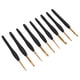 thumbnail image 5 of Kit de ganchillo, 9 Uds., ganchos de ganchillo, agujas de tejer negras, aguja de ganchillo, diseño de próxima generación Jadeshay A, 5 of 8
