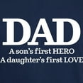 thumbnail image 3 of CafePress - Dad A Son's First Hero Dark T Shirt - Men's Classic Graphic Cotton T-Shirt, 3 of 4