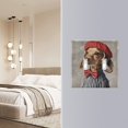thumbnail image 4 of Yayeee Toggle Light Switch Wall Plate 2-Gang 4.56"x4.48" Decorative Outlet Cover, Gray Dog Artist, 4 of 7