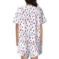 thumbnail image 6 of Sigee Rabbit Eating for Sleepwear Casual Pjs with Pockets Women's Pajamas Sets Shorts 2 Piece Short Sleeve Lounge Sets 4X-Large, 6 of 9
