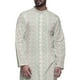 Atasi Kurta à Manches Longues Imprimé avec Pyjama pour Hommes Vêtements d'Été – image 4 sur 4