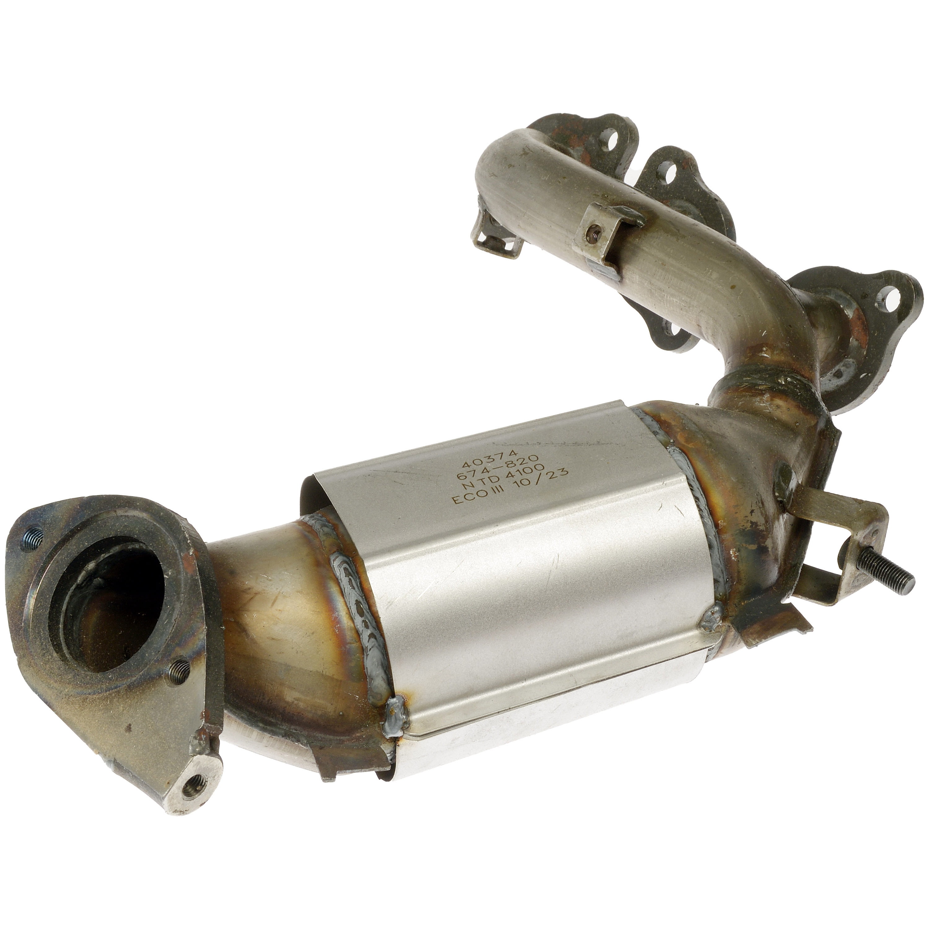Dorman 674-820 Rear Catalytic Converter with Integrated Exhaust Manifold for Specific Toyota Models, Natural