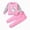 R599-Pink, variant on NOLDARES Toddler Kid Girl Clothes for Fall 2 Piece Long Sleeve Graphic Tee and Pants Set Outfits Clothing Adorable(Pink,4-5 Y)