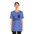 thumbnail image 3 of Unisex Jersey Short Sleeve Tee Go Lions Blue Tshirt, 3 of 12