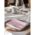 thumbnail image 6 of Pink Gray Cloth Napkins Set of 4 Reusable Dinner Napkins, Contemporary Abstract Gradient Aesthetic Cocktail Napkin Washable Table Napkins for Wedding/Holiday Party/Baby Shower 20"x20", 6 of 7