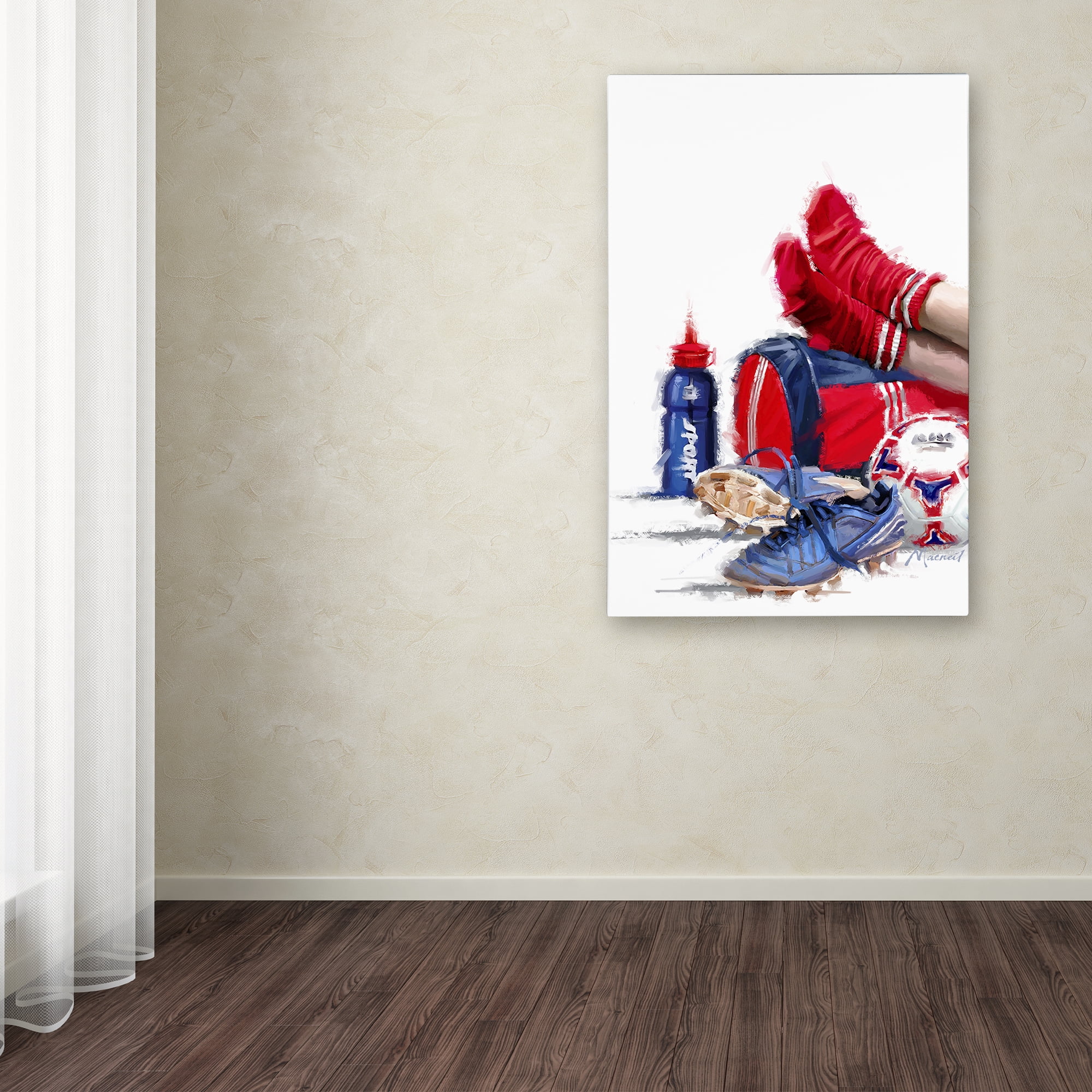 Trademark Fine Art 'Resting' Canvas Art by The Macneil Studio