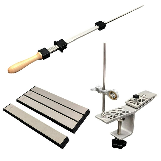 yuksok Professional Knife Sharpener System Fixed Angle Grinder Aluminum Alloy Whetstone C