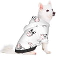 thumbnail image 2 of Fotbe Bbaseball Dog Sudadera con Estampado para Perros Pequeños – Suéter con Capucha para Mascotas, Tela Suave de Forro Polar con Bolsillo-Medium, 2 of 7