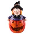 thumbnail image 1 of Halloween Pumpkin Lantern LED Glowing Witch Lamp for Decoration, 1 of 7