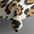 thumbnail image 2 of Beige and Black Of Leopard Print Rectangle Tablecloth 60"x120",Waterproof Polyester Rectangle Table Cloth, Wipeable Spillproof Polyester Tablecloth for Dining, Camping, Indoor and Outdoor, 2 of 6