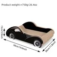 thumbnail image 2 of Colourtree Black Fun Sports Car Style Cat Scratcher - Protect Furniture, Safe Material for Cats’ Daily Scratching, 2 of 4
