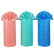 PandS Reusable Kitchen Towels, 3 Rolls 180 Sheets, Cleaning Cloth