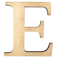 thumbnail image 1 of 14" Tall MDF Letter E | 1/8" Thick | Krafty Supply Letters | Times | Wooden Letter, 1 of 3