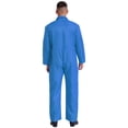 thumbnail image 3 of TiaoBug Combinaison une Pièce à Manches Longues pour Hommes Unisexe, Uniforme Salopette Bleu 3TG, 3 of 6