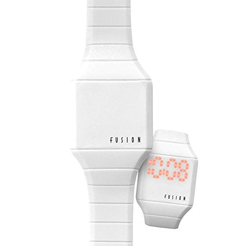 Fusion 52499 Fusion Mini Hidden LED Touch Screen Watch White